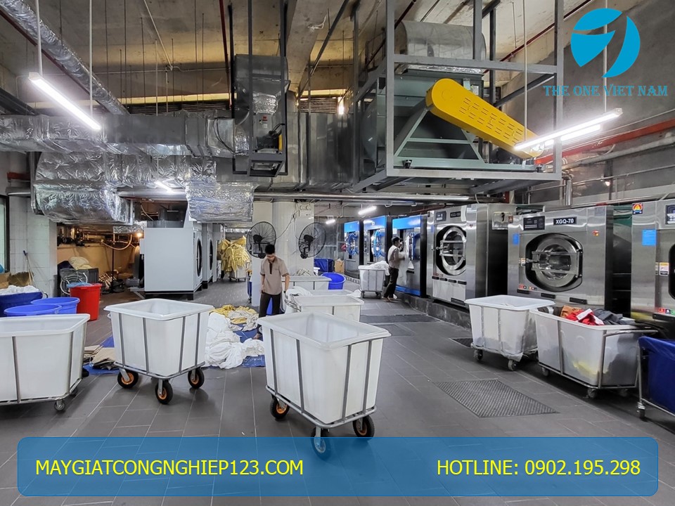 xưởng giặt công nghiệp